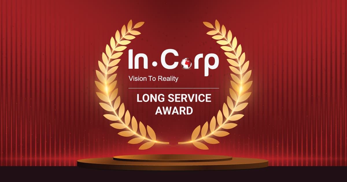 InCorp’s Long Service Award Recipients