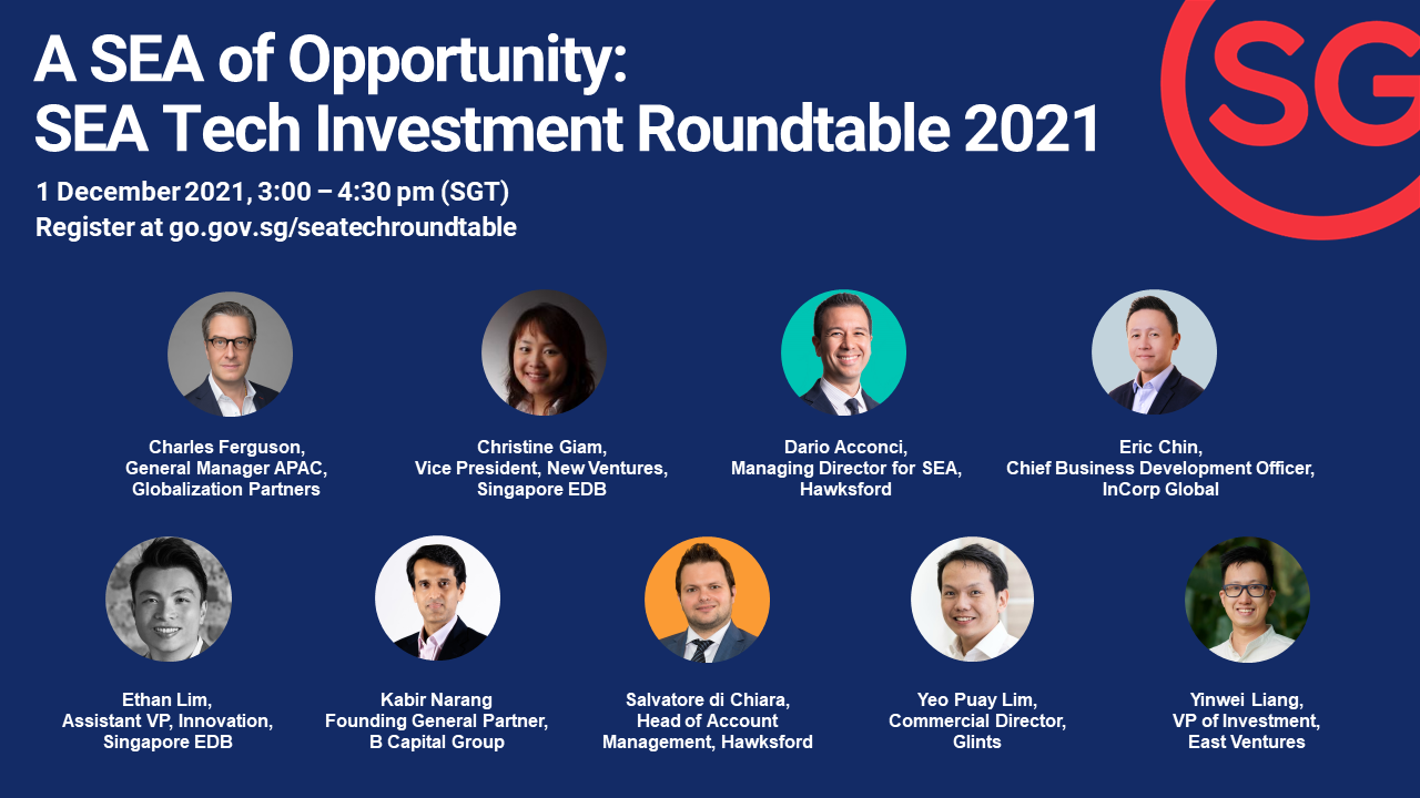 A SEA of Opportunity: SEA Tech Investment Roundtable 2021