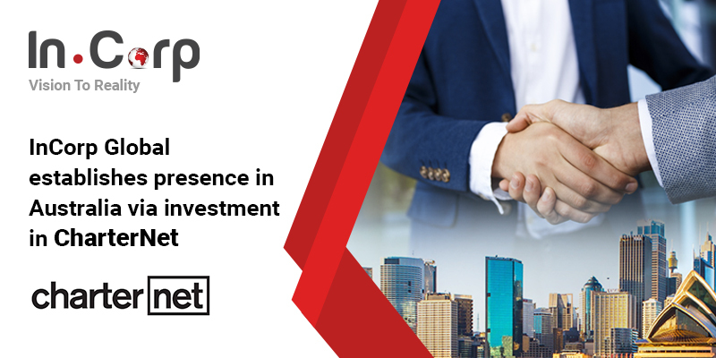 InCorp Global Establishes Presence in Australia via Investment in CharterNet