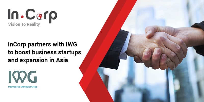 InCorp partners with IWG to boost business startups and expansion in Asia