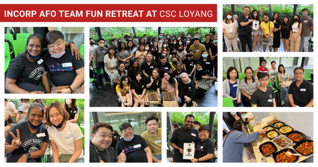 InCorp AFO Team Fun Retreat at CSC Loyang