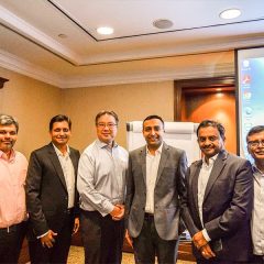 Group CEO Edmund Lee with the InCorp India team