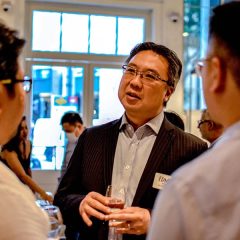 Group CEO Edmund Lee engaging with clients