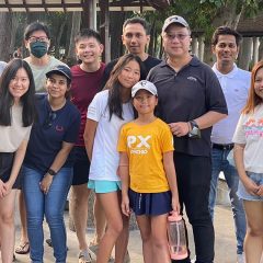 Team photo at East Coast Park