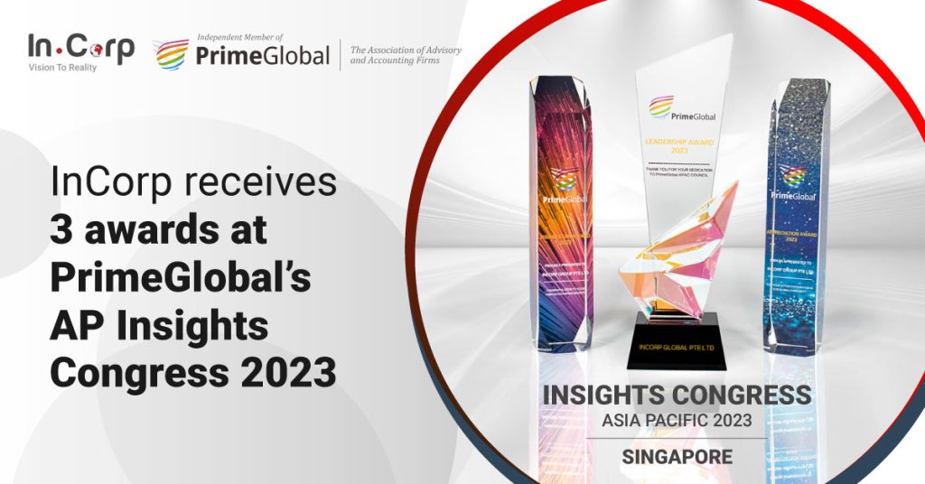 InCorp Receives 3 Awards at PrimeGlobal’s AP Insights Congress 2023