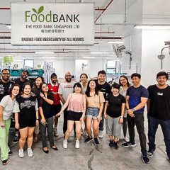 Group Shot at Food Bank SG