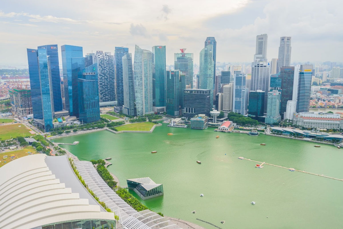 Snapshot of Singapore's CBD district