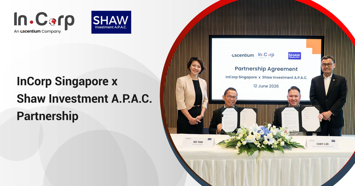 InCorp Singapore x Shaw Investment A.P.A.C. Partnership